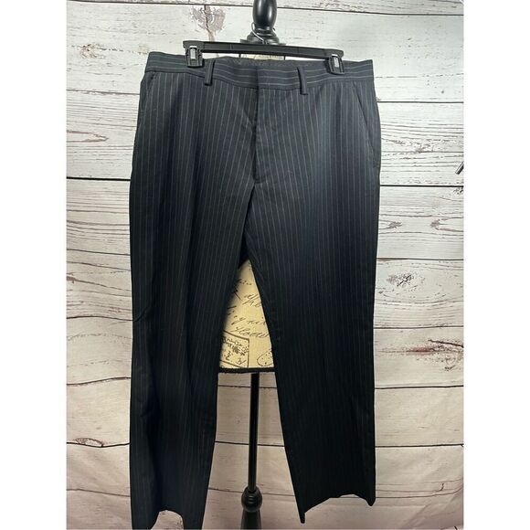 Design Studio Producer Pant Black Pinstripe Dress Pants Men's Size 33/30 - Picture 1 of 3